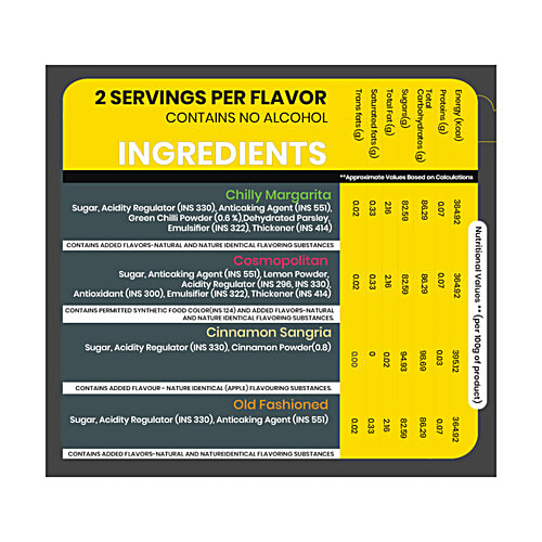 Buy Drinktales Cocktail Mixers Assorted Pack, NonAlcoholic Online at