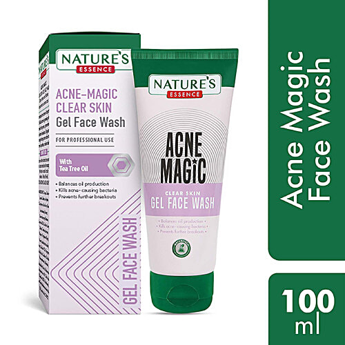 Buy Natures Essence Acne Magic Gel Face Wash with Tea Tree oil Online at Best Price of Rs 40