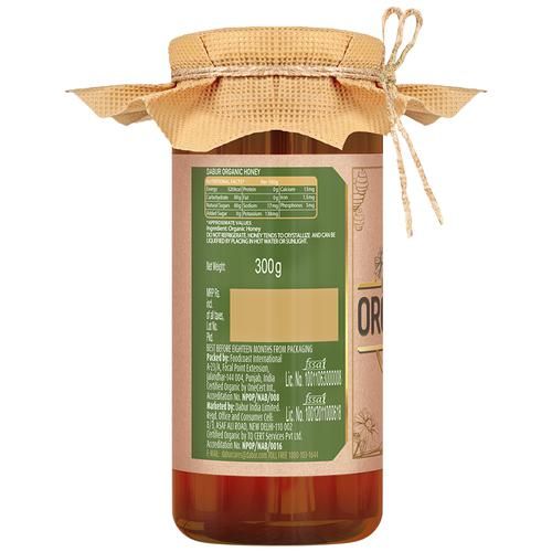 Dabur Organic Honey - Sourced From Wild Forests, 300 g  