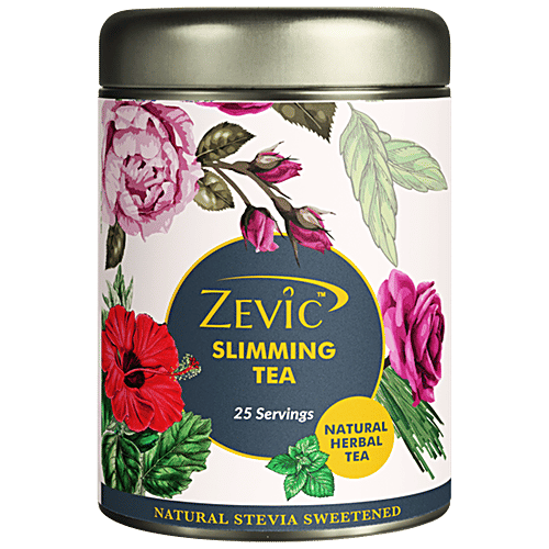 Zevic Herbal Slimming Green Tea - With Garcinia Cambogia, 50 g (25 servings) 