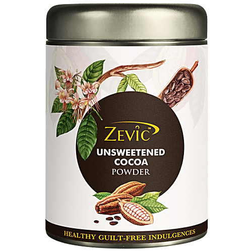 Buy Zevic Unsweetened Cocoa Powder Sugar Free Online at Best Price of