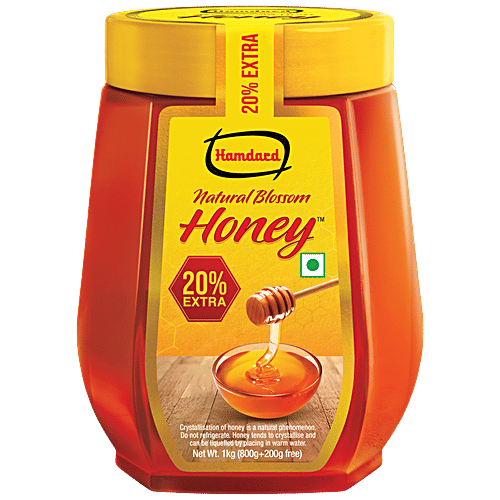Hamdard Foods Natural Blossom Honey, 1 L  