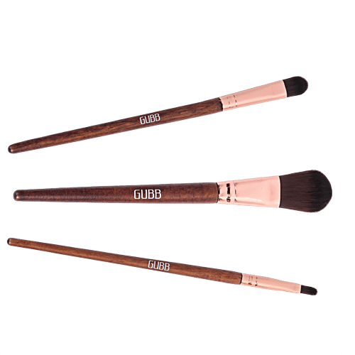 Gubb Makeup Brushes Kit - Trio, 3 pcs  