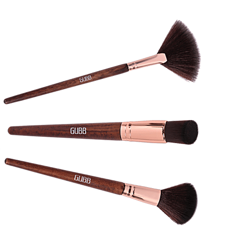 Gubb Spotlight Kit Makeup Brushes, 3 pcs