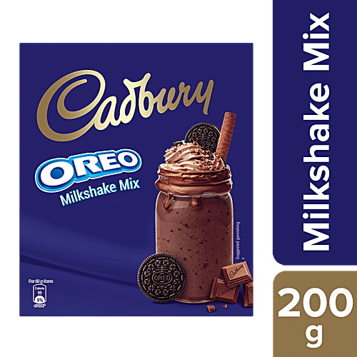 Cadbury Oreo Milkshake Mix, 200 g Carton 