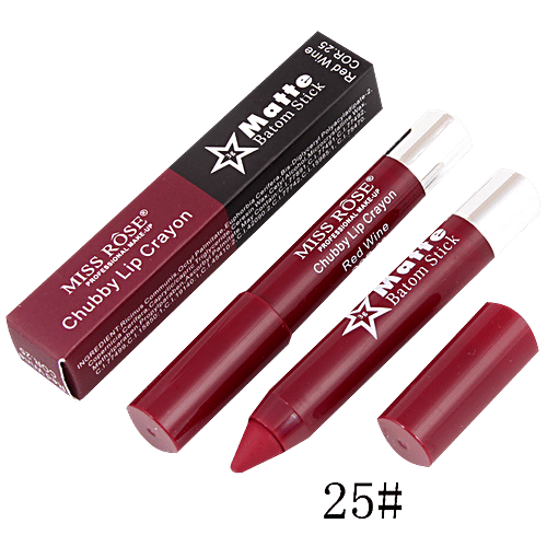 Miss Rose Chubby Lip Crayon Lipstick, 30 g 7301-033B 25 