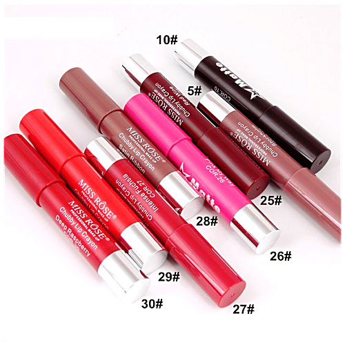 Miss Rose Chubby Lip Crayon Lipstick, 30 g 7301-033B 30 