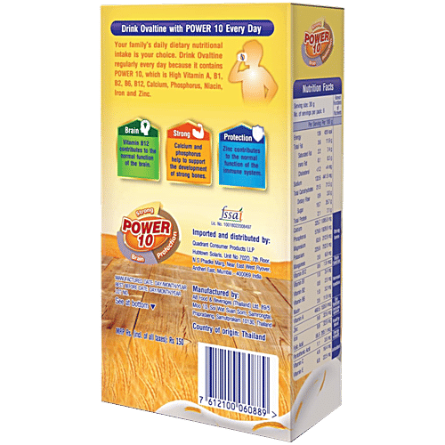 Ovaltine Malt Based Beverage Powder - Milk Flavour, 200 g Box 