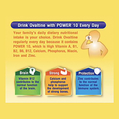 Ovaltine Malt Based Beverage Powder - Milk Flavour, 200 g Box 