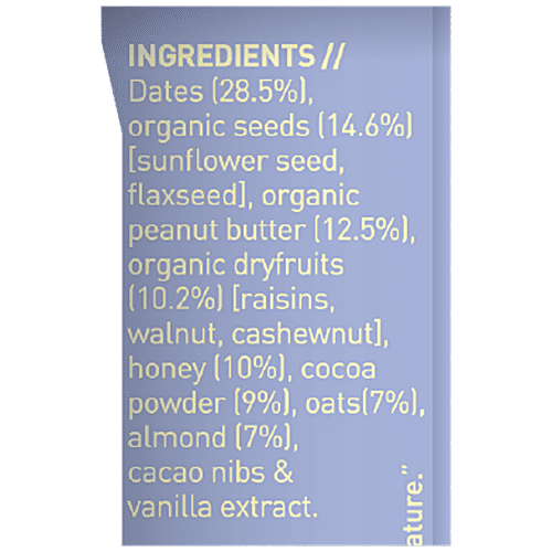 Buy Nourish Organics Endurance Choco Nut Bar, With Peanut Butter