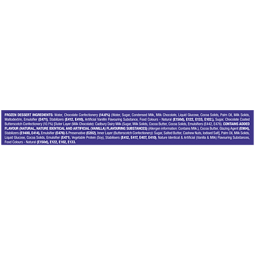 Kwality Wall's Cadbury Crackle Frozen Dessert, 700 ml Tub 