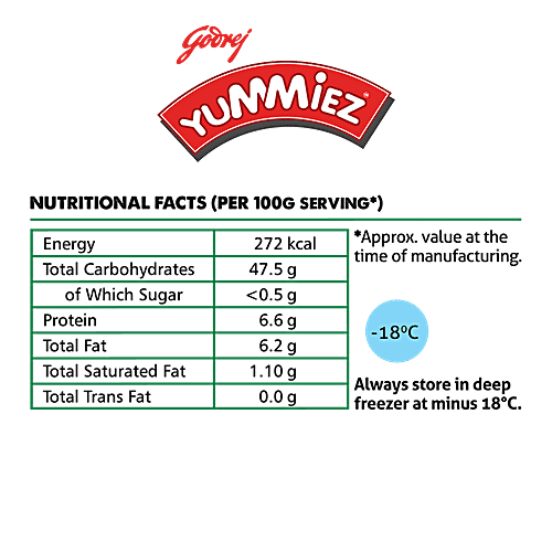Yummiez Tawa Paratha, 300 g  