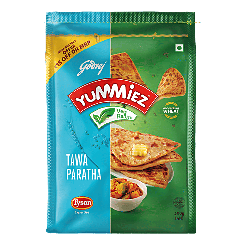 Yummiez Tawa Paratha, 300 g  