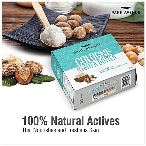 Park avenue Bathing Soap - Cologne & Shea Butter, 125 g  