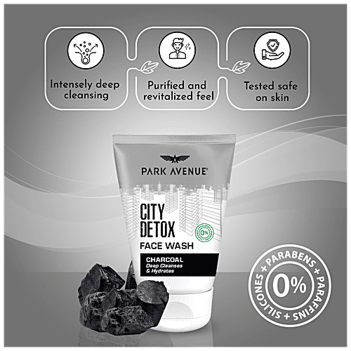 Park avenue City Detox Face Wash - Charcoal, 100 g  