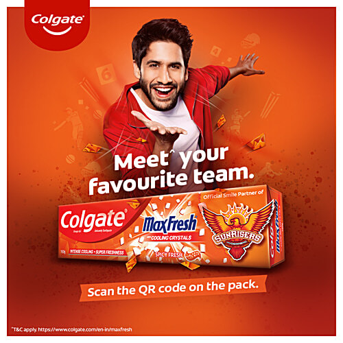 Buy Colgate MaxFresh Orange Spicy Fresh Gel Toothpaste Sunrisers