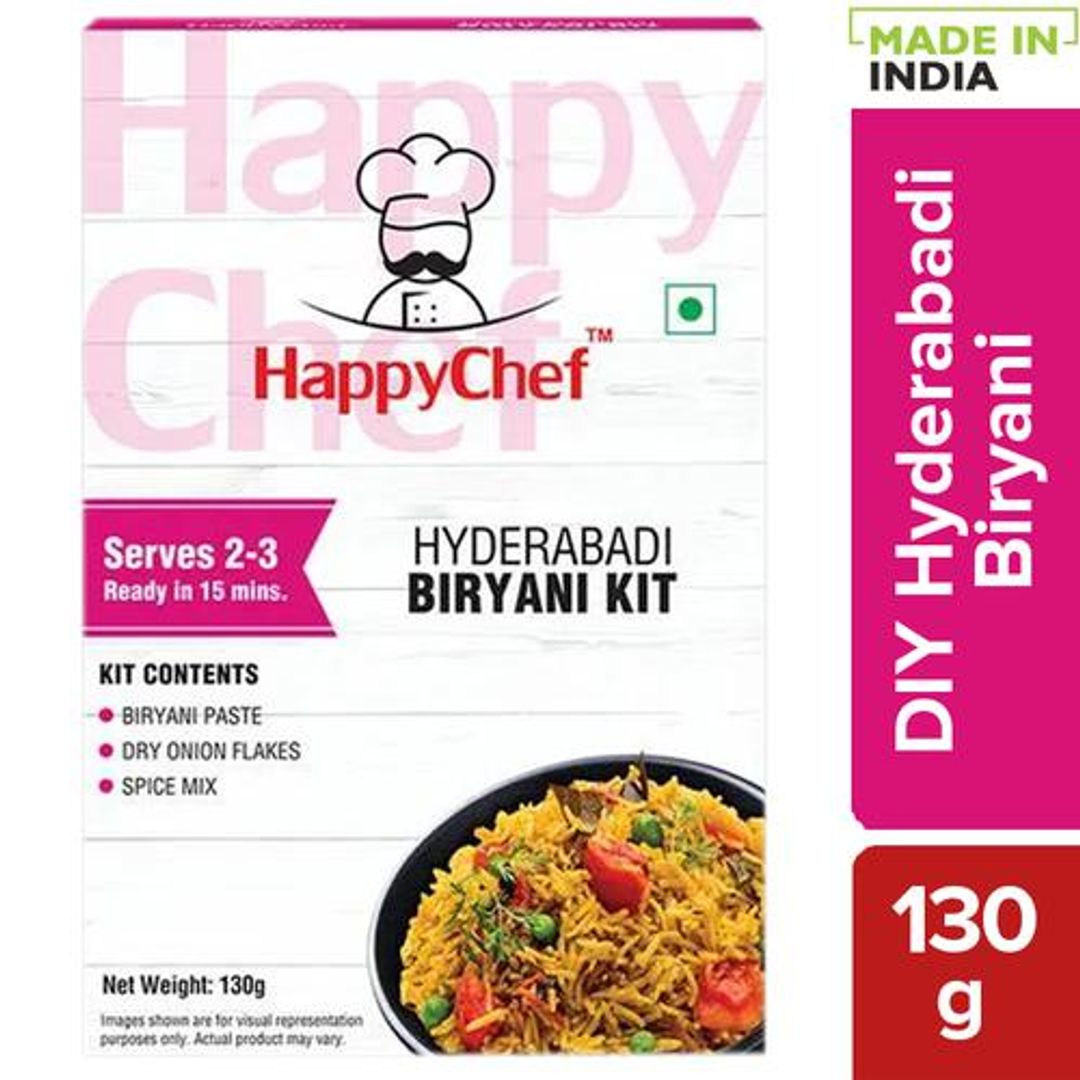 HappyChef Hyderabadi Biryani Meal Kit, 130 g 