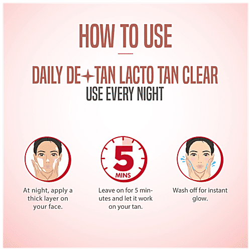 Natures Essence Daily De-Tan Lacto Tan Clear, 50 g  