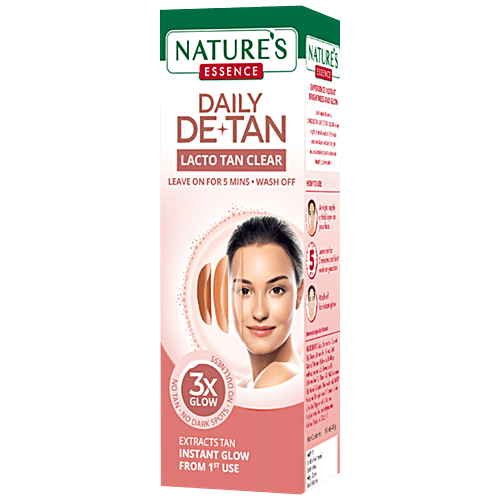 Natures Essence Daily De-Tan Lacto Tan Clear, 50 g  