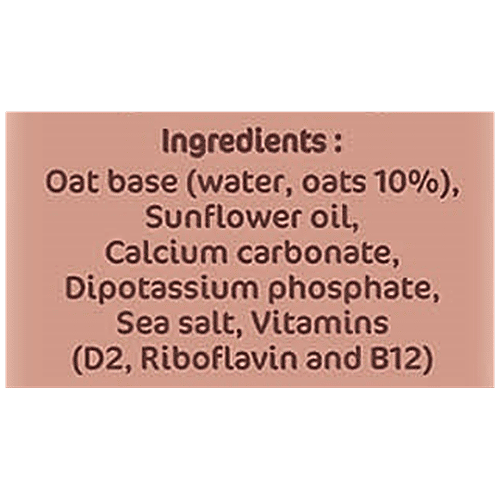 Ufc Oat Beverage - Unsweetened, 1 L Tetra Pak