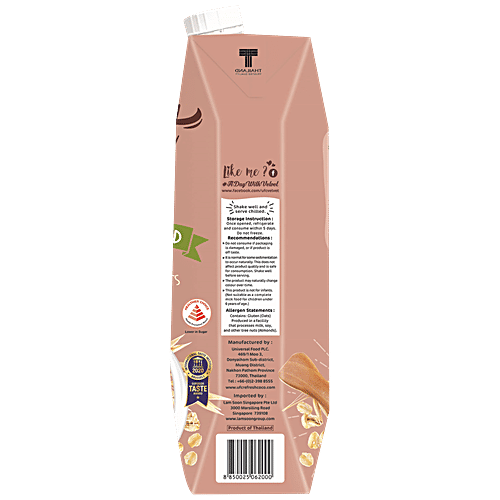 Ufc Oat Beverage - Unsweetened, 1 L Tetra Pak