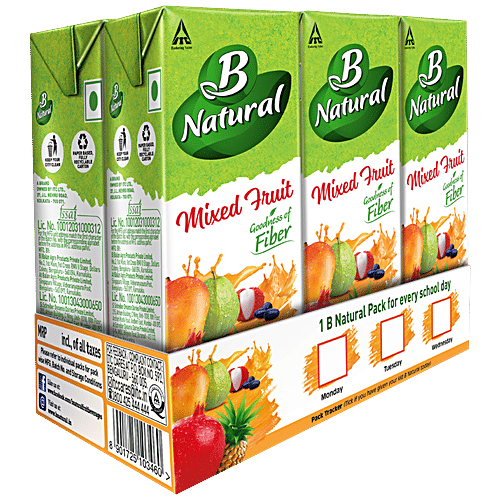 Buy B Natural Sixers Pack Mixed Fruit Juice Online at Best Price of Rs