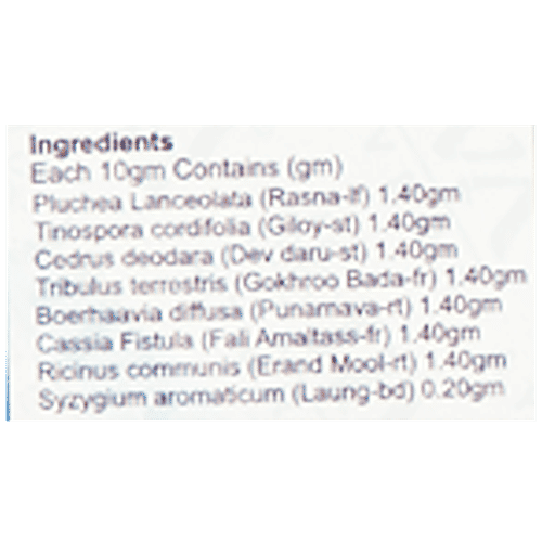 Jiva Ayurveda Rasna Saptak Kwath Dry - Relieves From Joint Pain & Swelling, 150 g  