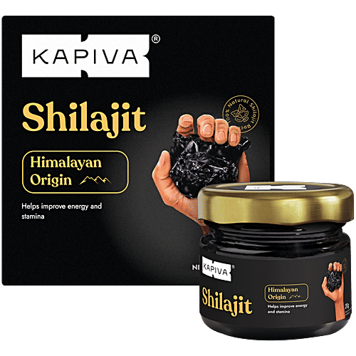 Kapiva Himalayan Origin Shilajit Resin, 20 g  Improves Energy & Stamina