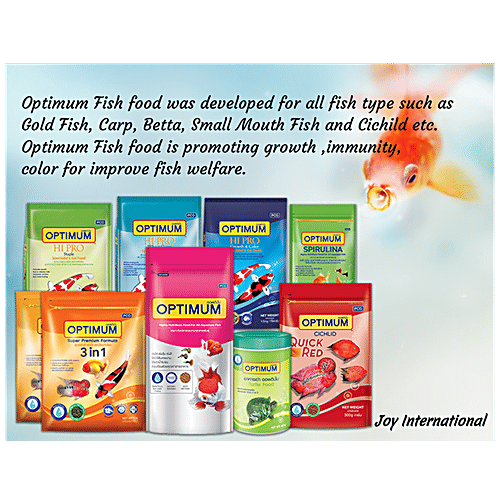 Buy Optimum 3 In 1 Super Premium Fish Food 6 Enhanced Online at Best