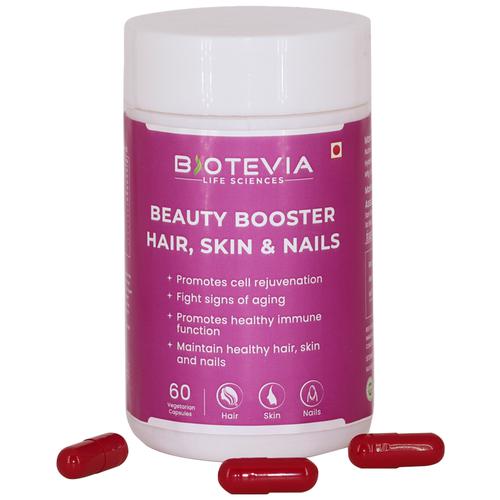 Buy Biotevia Beauty Booster Capsules - Hair, Skin & Nails Online at Best  Price of Rs 1000 - bigbasket