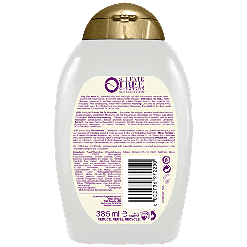 Buy OGX Shampoo Coconut Miracle Oil, Damage Remedy Online at Best