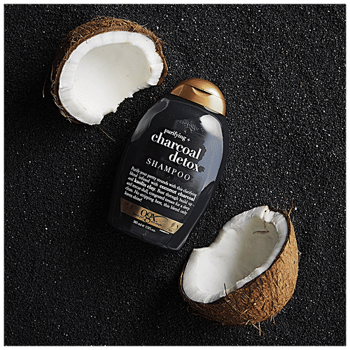 OGX Shampoo - Charcoal Detox, Purifying, 385 ml  