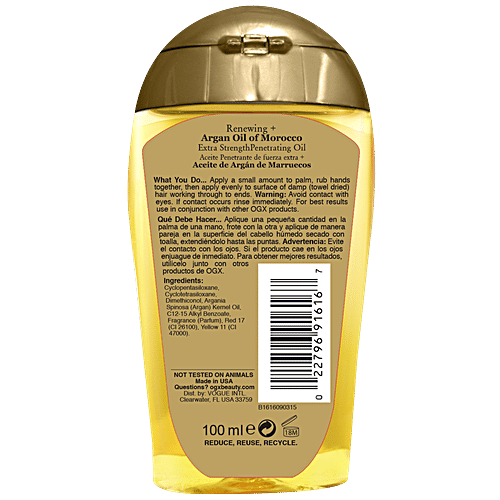 OGX Renewing Argan Oil Of Morocco - Extra Penetrating, Dry & Coarse Hair, 100 ml  