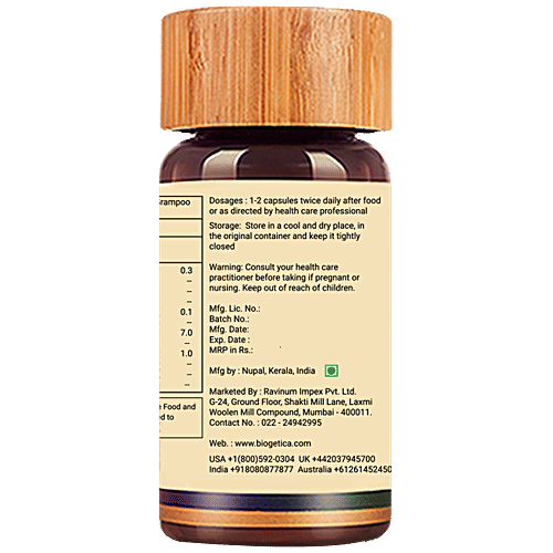 Biogetica Smoksolve Capsules - Lungs Detox, Anti Nicotin, 80 pcs  