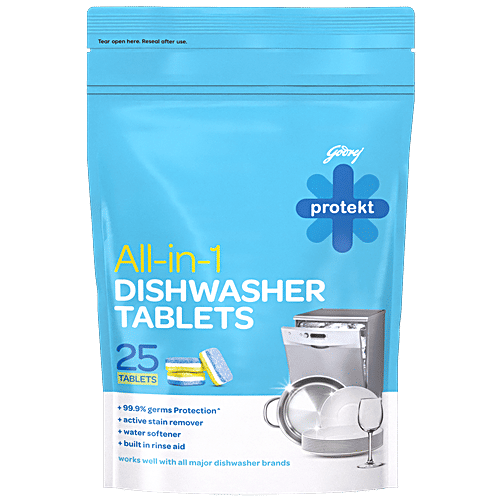 Buy Godrej Protekt Allin1 Dishwasher Tablet Rinse Aid Online at
