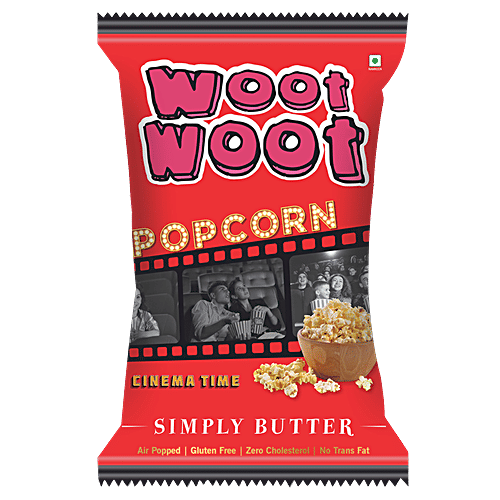 MR. MAKHANA Woot Woot Popcorn - Simply Butter, 70 g  