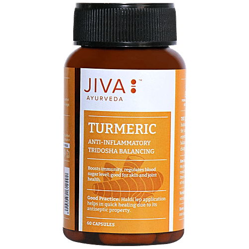 Buy Jiva Ayurveda Turmeric Capsule Anti Inflammatory, Boosts