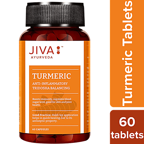 Buy Jiva Ayurveda Turmeric Capsule Anti Inflammatory, Boosts