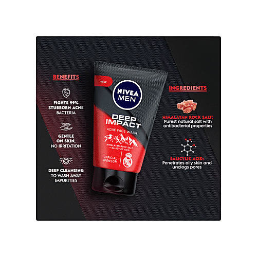 Nivea Face Wash - Deep Impact Acne, 100 g