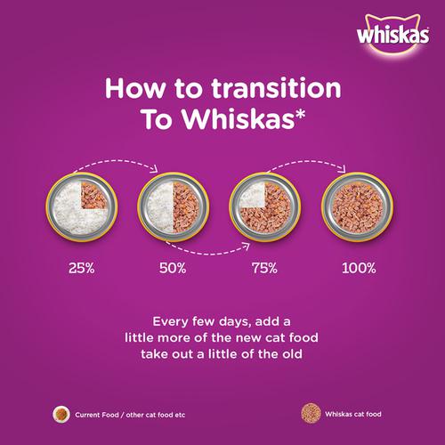 Whiskas Tasty Mix Wet Cat Food - Adult, 1+ Years, Tuna With Kanikama & Carrot In Gravy, 70 g  
