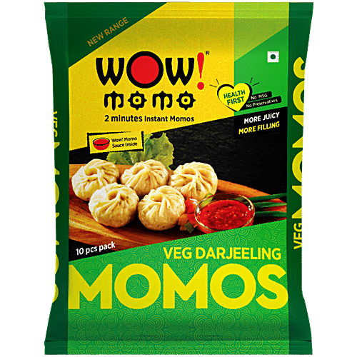 Wow! Momo Darjeeling Veg Momos, 10 pcs  