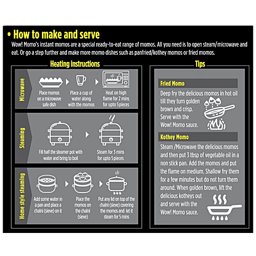 Wow! Momo Masala Chicken Momos, 10 pcs  