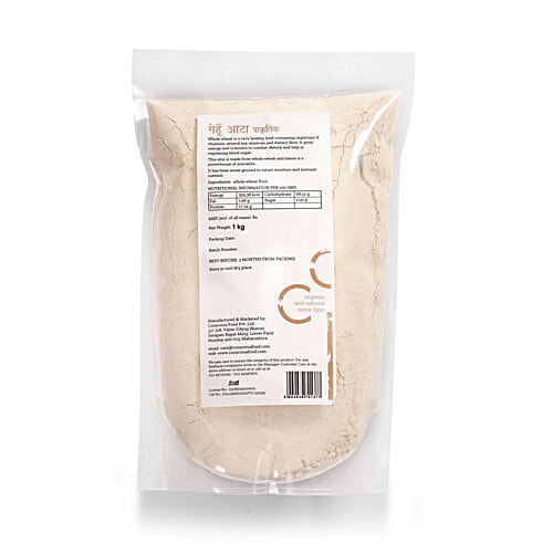 Conscious Food Whole Wheat Flour, 1 kg  