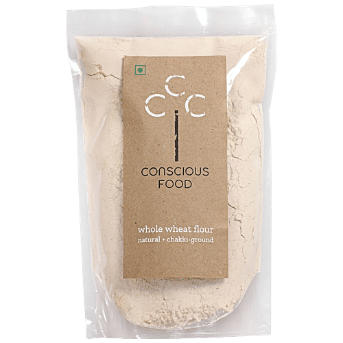 Conscious Food Whole Wheat Flour, 1 kg  