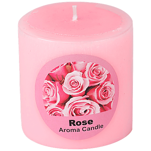 Buy VC Aroma Pillar Candle Rose Online at Best Price of Rs 249