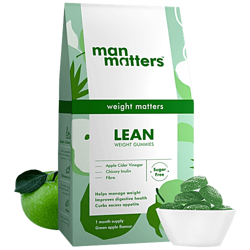 Buy Man Matters Lean Weight Gummies Infused With Garnicia, Reduces