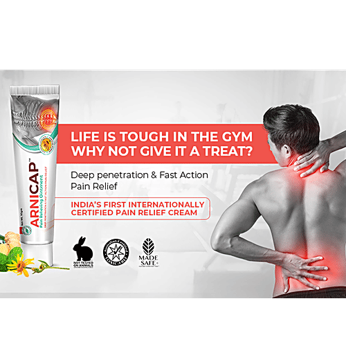 Green Cure Arnicap - Herbal Pain Relieving Ointment, 50 g  