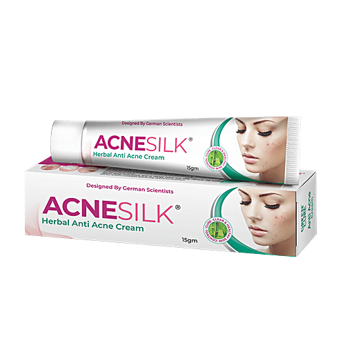 Buy Green Cure Acnesilk Herbal Anti Acne & Pimple Cream Online at