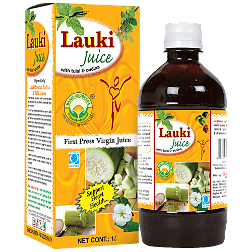Buy Basic Ayurveda Lauki/Bottle Gourd Juice Organic Herbal, Urinary