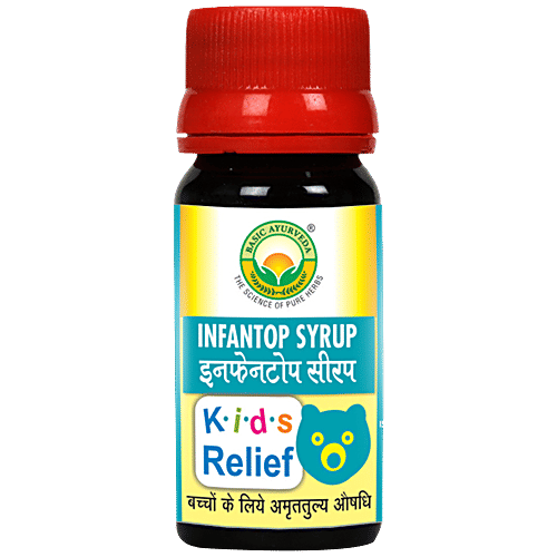 Buy Basic Ayurveda Infantop Syrup Treatment For Worm Infection, For Kids Online at Best Price